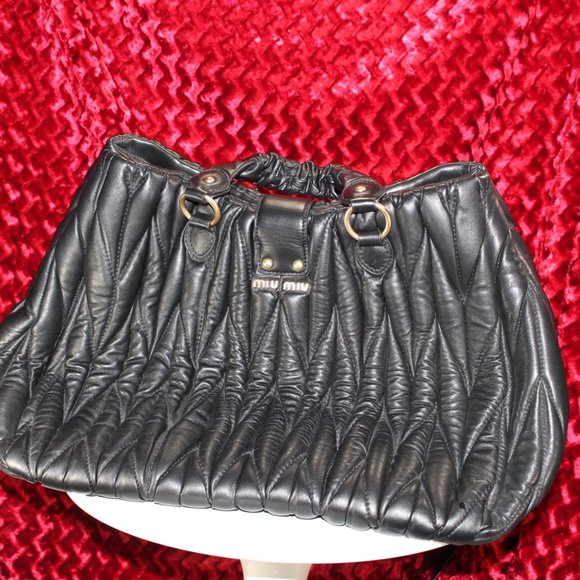 MIU MIU Matelasse Large Hobo - Like New - Picture 3 of 6